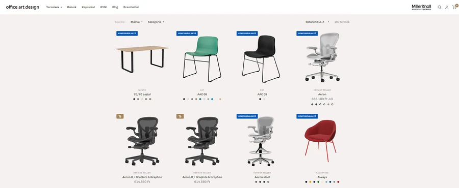 Shopify termékstruktúra és UX bemutató