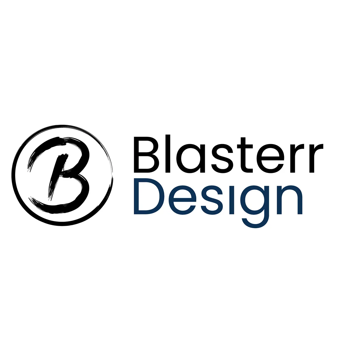 Blasterr Design logó – saját márka arculatterv