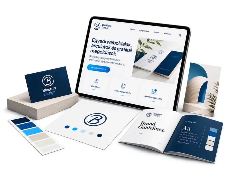 Blasterr Design webdesign, arculat és grafikai megjelenés bemutató