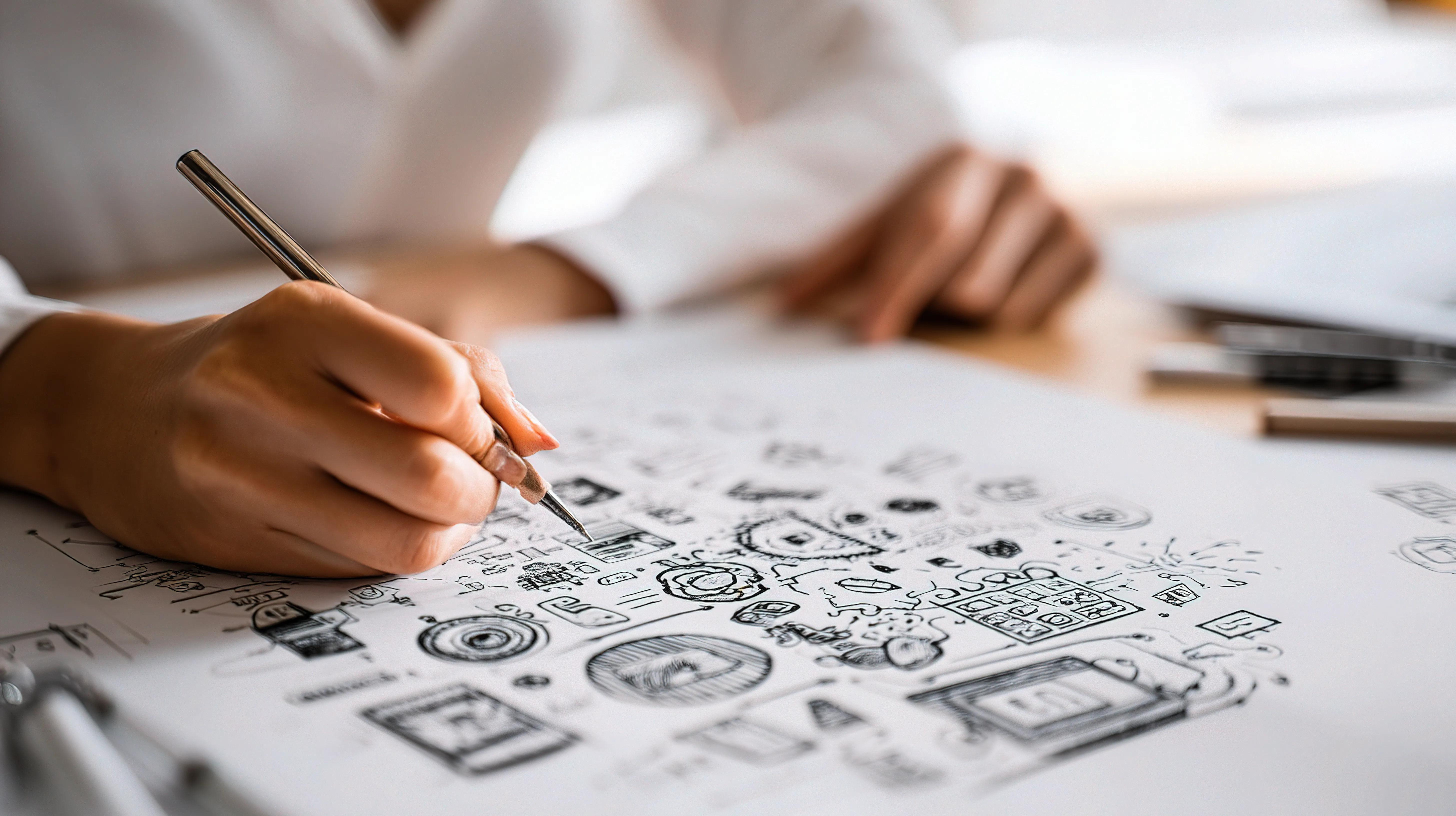 Modern logótervezés lépései – vázlat, digitális kidolgozás, végleges logó